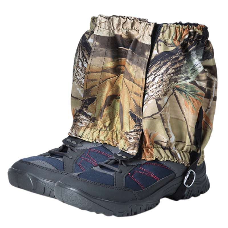 1 pair camping gaiters waterproof outdoor hiking climbing leg gaiters camo