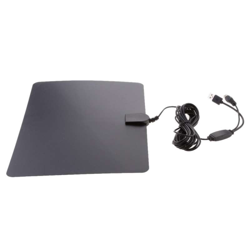 Jual HDTV Antenna - 65 Mile Range with Amplifier Signal Booster - Indoor  1080P Indoor Digital TV HD Antenna - 3m Coax Cable - USB Power Supply  Online Januari 2021 | Blibli