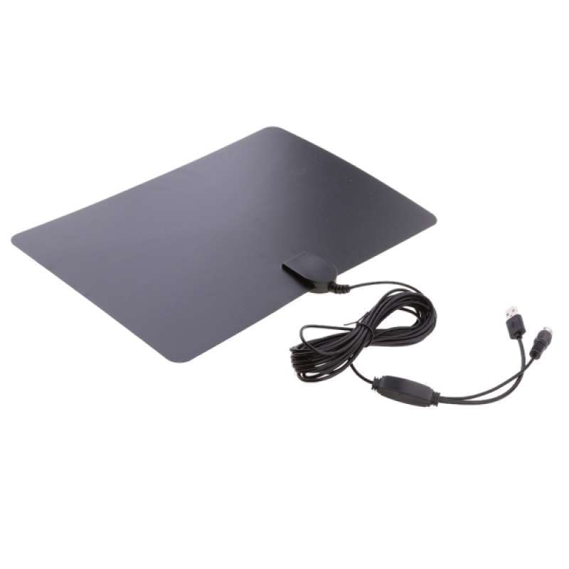 Jual Hdtv Antenna 65 Mile Range With Amplifier Signal Booster Indoor 1080p Indoor Digital Tv Hd Antenna 3m Coax Cable Usb Power Supply Online Desember 2020 Blibli