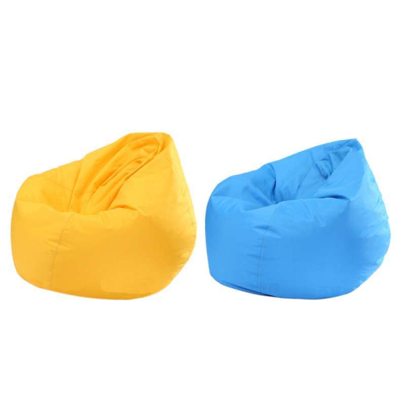 Jual 2pieces Waterproof Stuffed Animal Storage Bean Bag Cover Yellow Sky Blue Online Desember 2020 Blibli