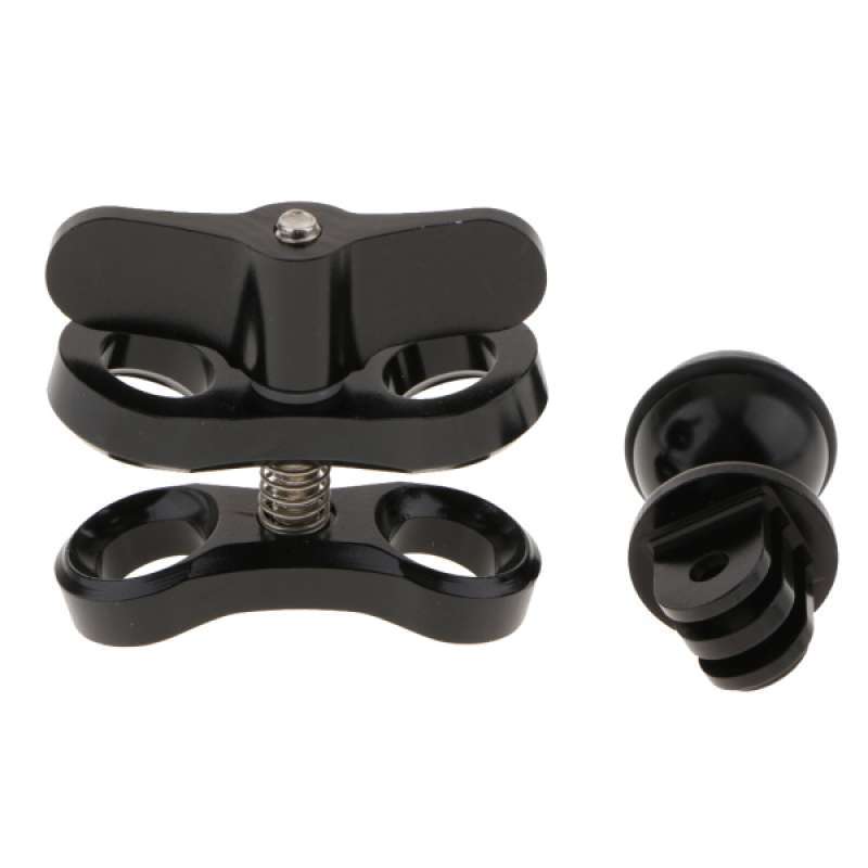 Underwater Diving Clamp Ball Joint Arm Kit for for GoPro Hero Cameras-Black 