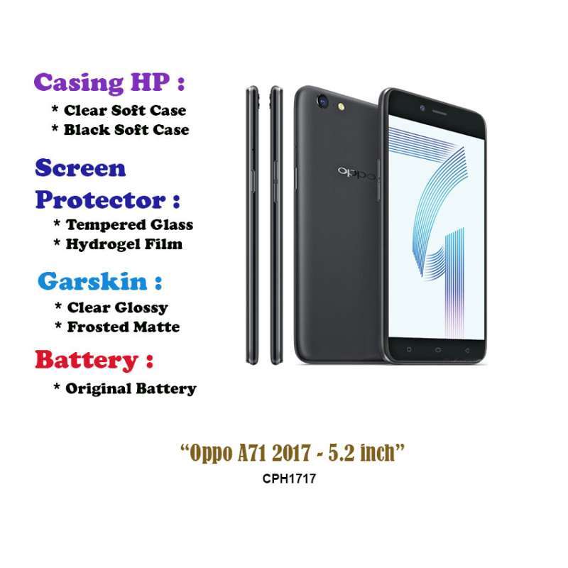 Oppo A71 2017 inch Case Screen Protector Battery Dll
