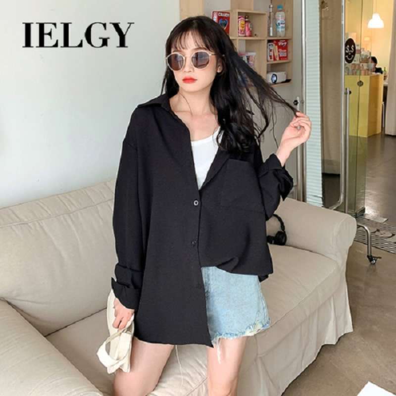 IELGY Korean style loose shirt women 