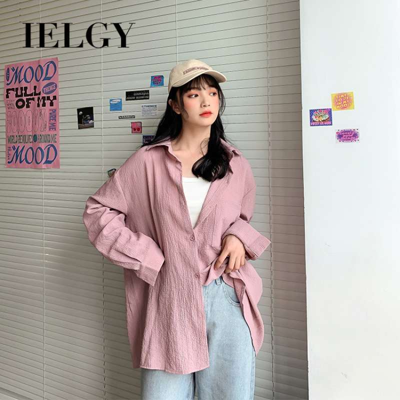 Jual IELGY Korean style loose shirt 