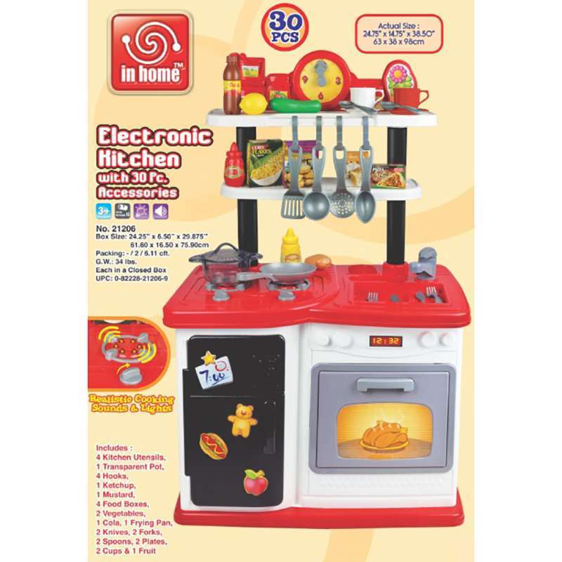 Jual Red Box Toy In Home Electronic Kitchen Cooking Playset 21206 Redbox Mainan Alat Masak Kompor Online Desember 2020 Blibli