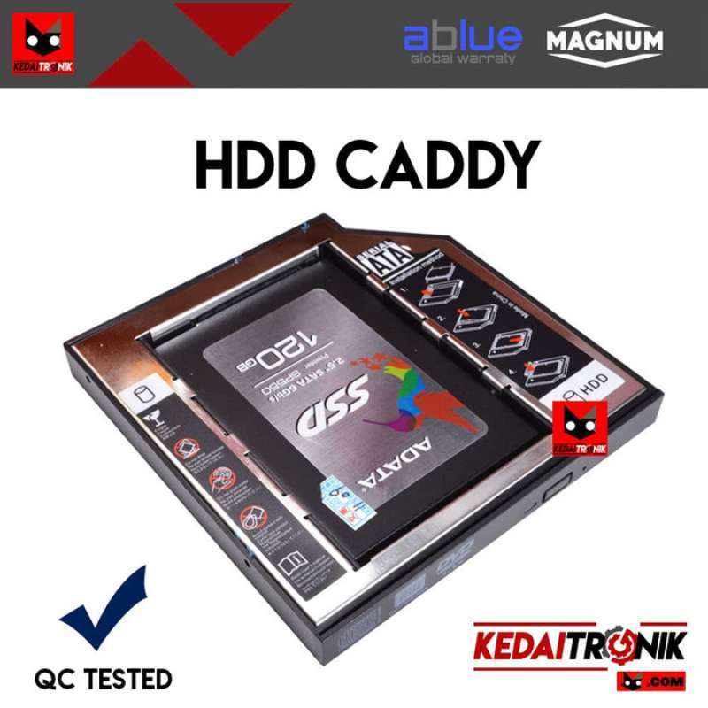 Promo Hdd Caddy Magnum Ssd Harddisk 9.5 Mm 12.7 9 5 12 7 Slim Sata Dvd Diskon 33 Di Seller Kedaitronik Kapasari Kota Surabaya Blibli