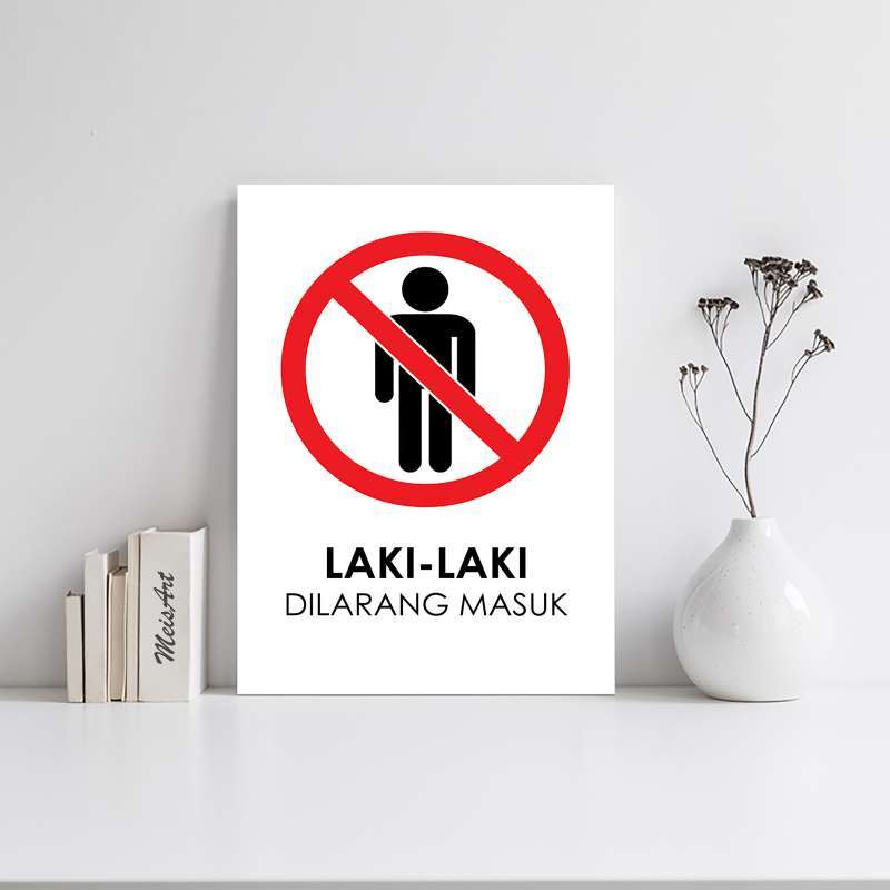 Jual Hiasan Dinding Poster Rumah Walldecor Pajangan Kayu Prohibition Laki Laki Cowok Pria Dilarang Masuk Murah Mei 2021 Blibli