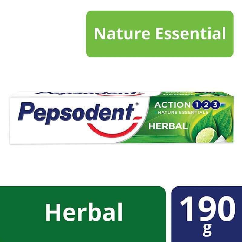 Jual Pepsodent Pasta Gigi Action 123 Herbal 190g Online November 2020 Blibli