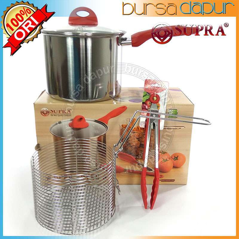 Jual Bursa Dapur Supra Stainless Steel Penggorengan Deep Fryer 20 Cm Online November 2020 Blibli Com