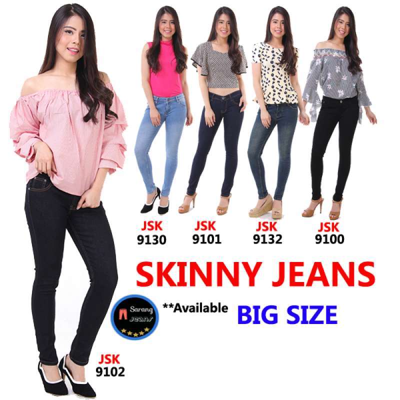 Ukuran top skinny jeans