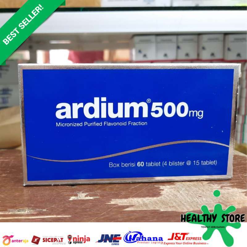 Jual Obat Ambeien Wasir Ardium 500 Mg Isi 60 Tablet Per Blister Original Online November 2020 Blibli