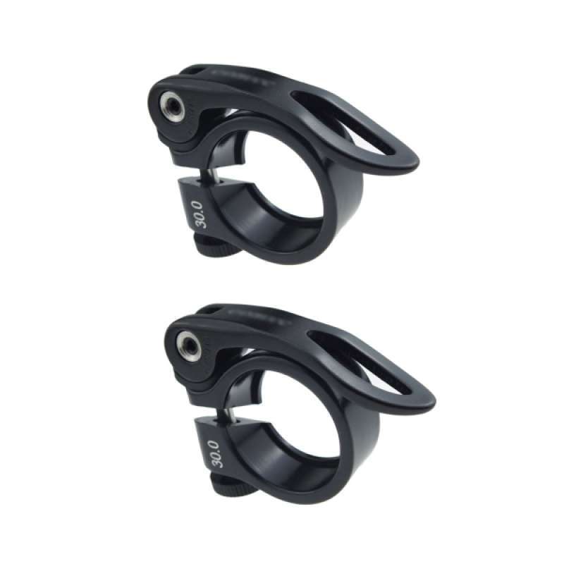Promo 2Pcs Bike Seat Post Clamp 30mm 