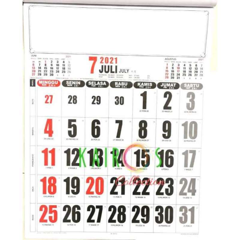 Jual Kalender Dinding Jumbo 2021 Online Januari 2021 Blibli Januari 2021 dalam tanggalan jawa dimulai tanggal 17 jumadil awal 1954 sampai 17 jumadil akir 1954. kalender dinding jumbo 2021
