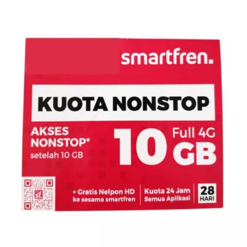 Jual Perdana Smartfren Nonstop Kuota 10gb Full 24 Jam Online April 2021 Blibli