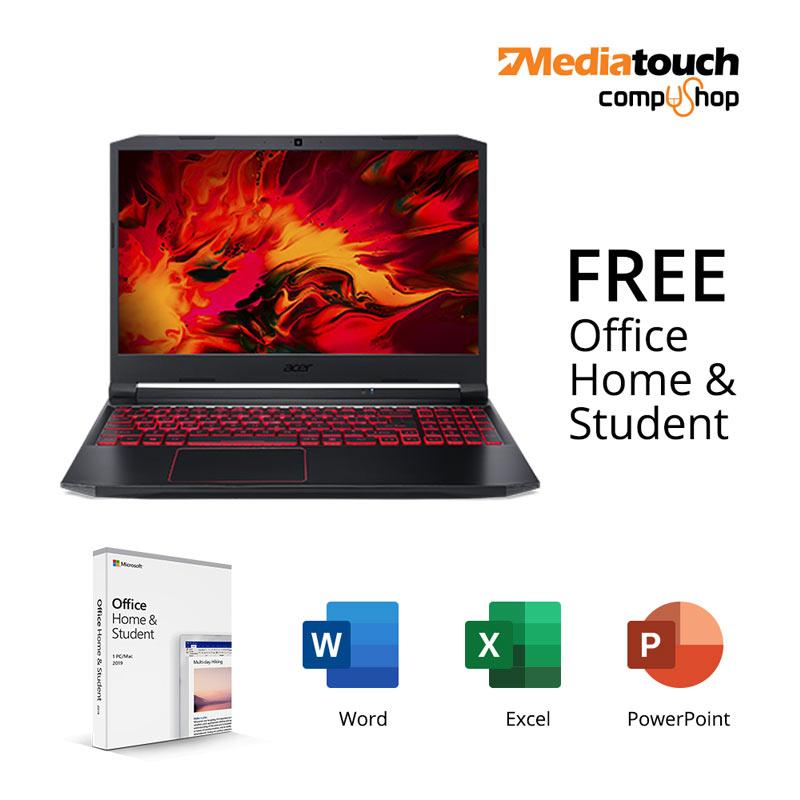 Jual Acer Nitro 5 An515 55 58x3 Intel Core I5 10300h 1650ti 4gb 8gb Ddr4 512gb Ssd 15 6 Fhd Win 10 Free Office Home Student 2019 Online November 2020 Blibli