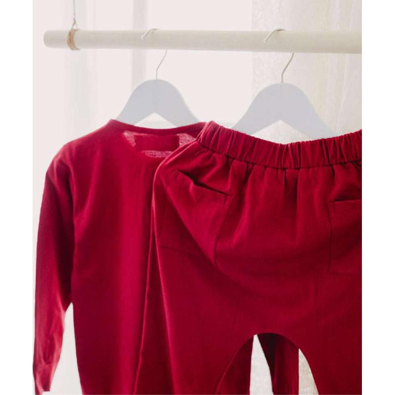 Jual Takoyakids Aoki Pyjama Sets Maroon 6 12 Bulan di Seller