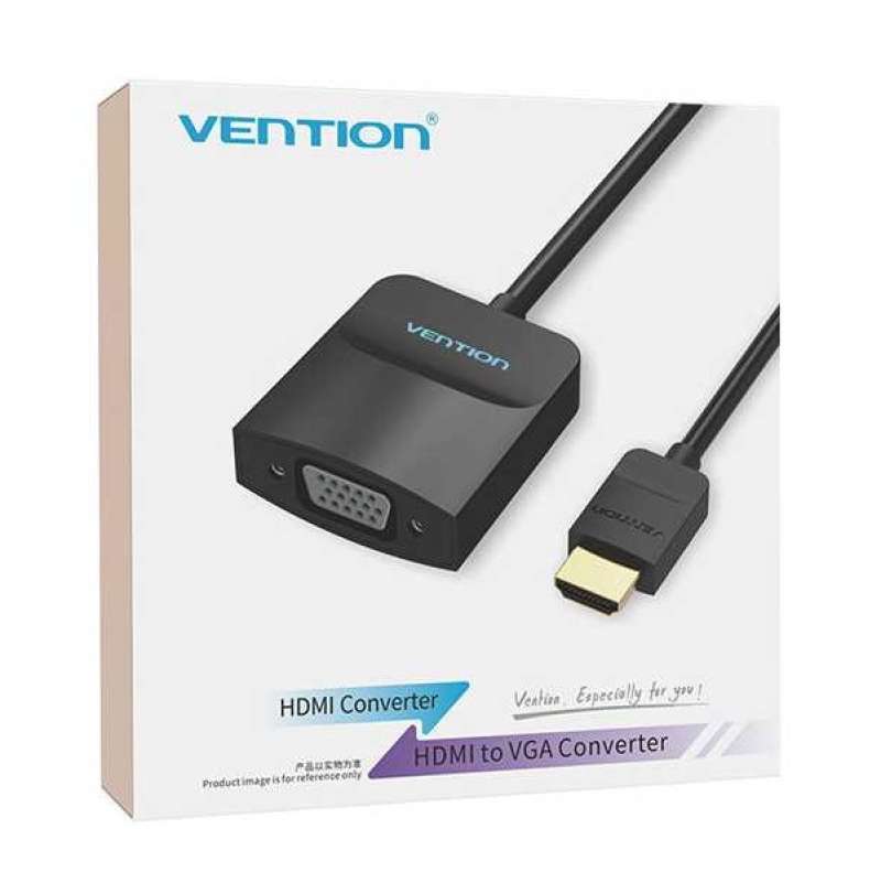 Jual Vention Adapter Converter Hdmi To Vga Audio Power Port Achbb Online November 2020 Blibli Com
