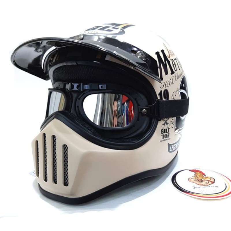 Jual Hbc Helm Cakil Just Ride Cream Doff Classic Retro Fullface Online Februari 2021 Blibli