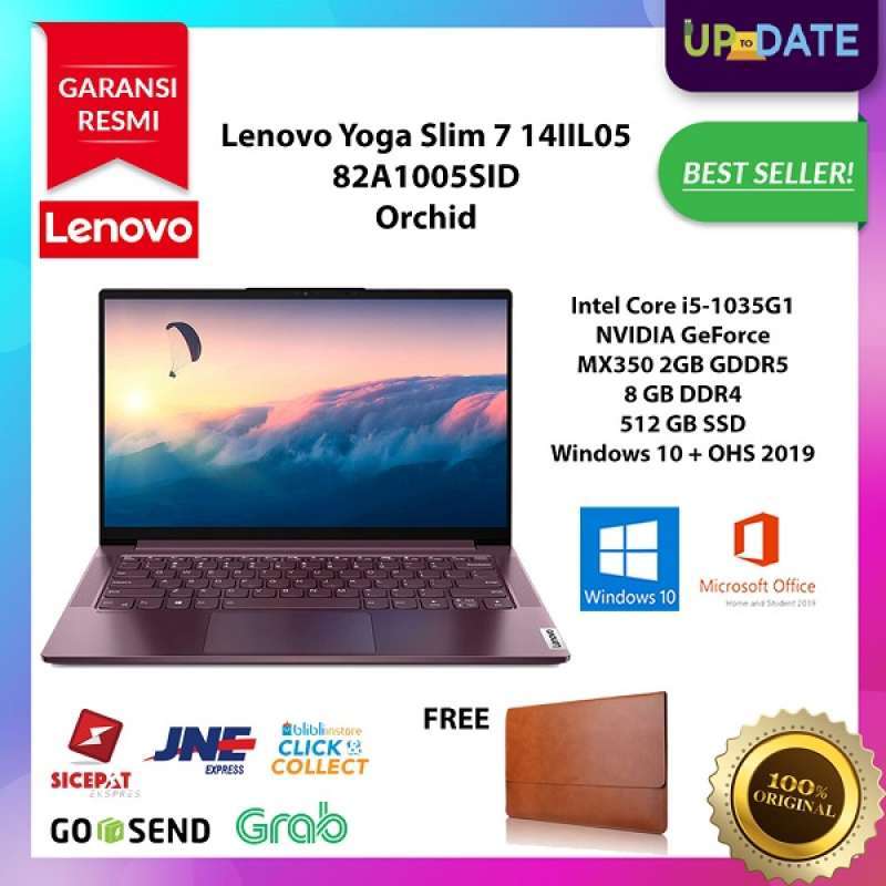 Jual Lenovo Yoga Slim 7 14iil05 5sid Laptop Intel Core I5 1035g1 8gb Ddr4 512gb Ssd 14 Inch Fhd Win 10 Ohs 2019 Online Oktober 2020 Blibli Com