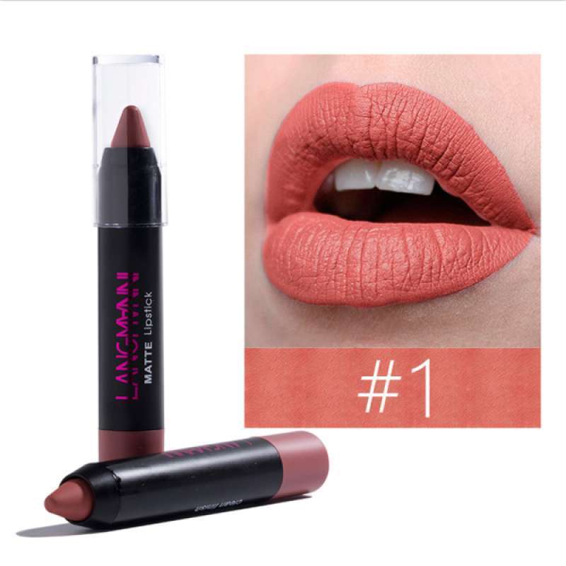 Jual Waterproof Matte Lip Stick Gloss Makeup Lipstick Pen For Party Dating Online November 2020 Blibli Com