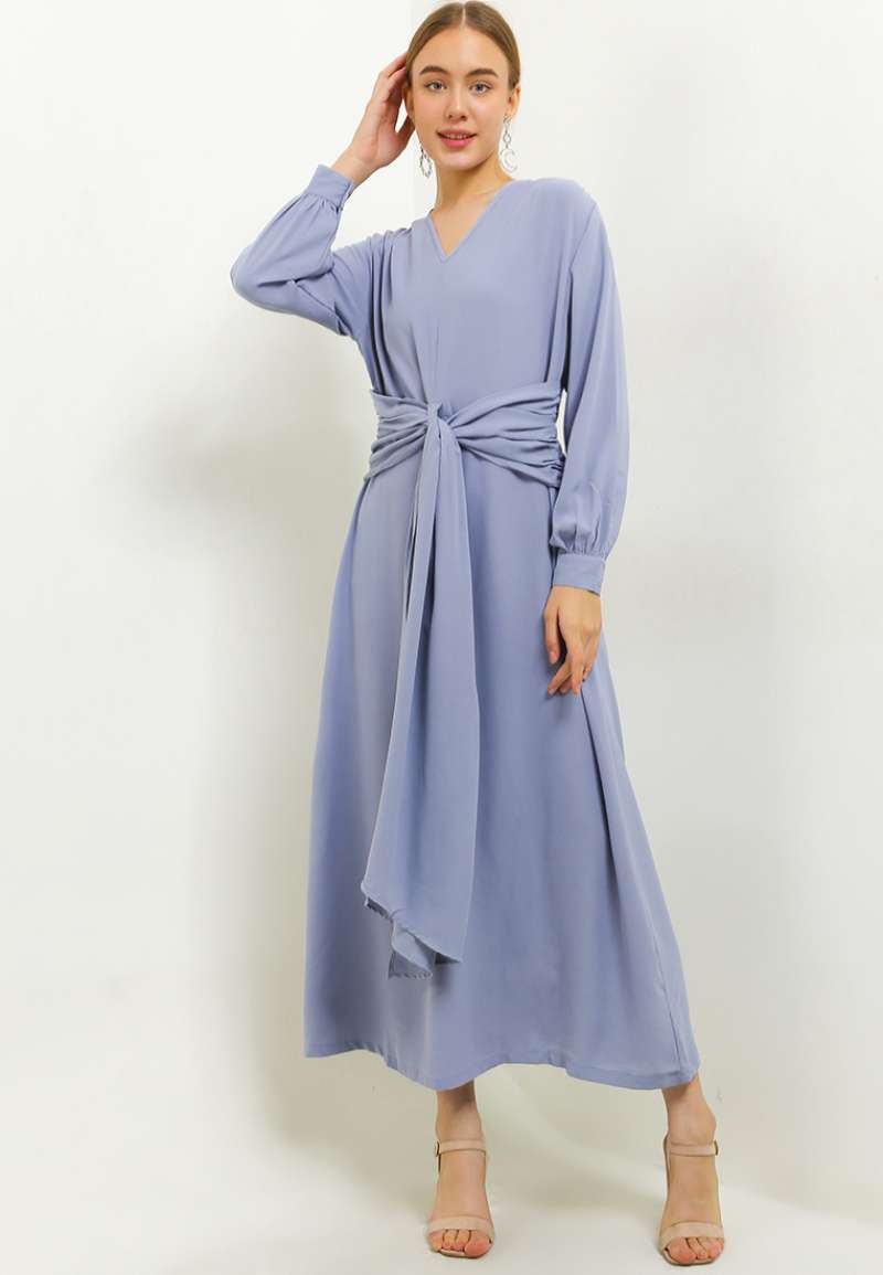 Promo Hazelnut Indonesia - Trisia Dress - Gaun/ Dress/ Long Dress Diskon  50% Di Seller Hazelnut Indonesia - Kebon Jeruk, Kota Jakarta Barat | Blibli