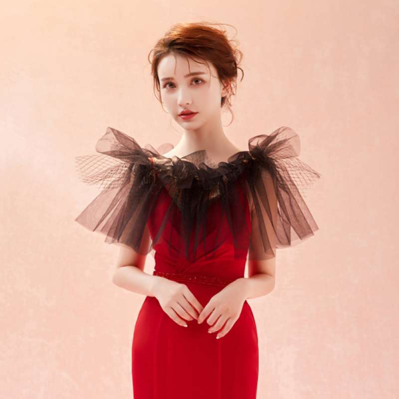 Black shawl for cocktail dress discount