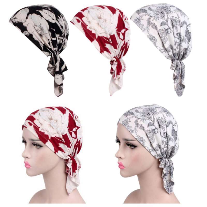 Promo 3pcs Women's Turban Hat Chemo 