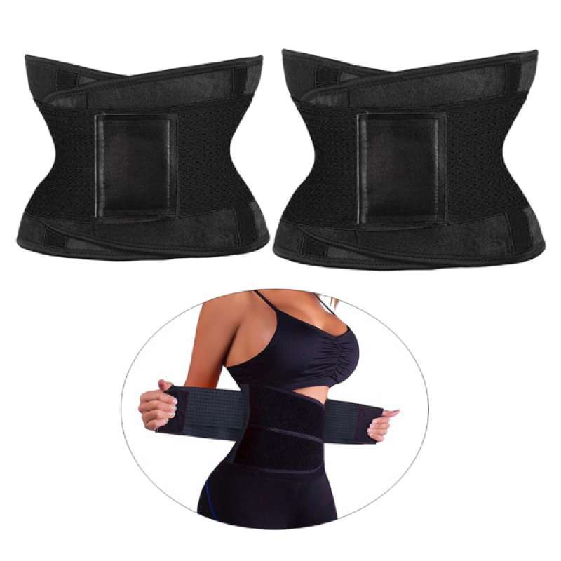 Promo 2x Women Waist Trainer Tummy Control Corset Slimming Belt Strap 2xl 3xl Di Seller Homyl China Blibli