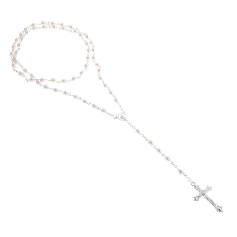 Promo 8mm Beads Rosary Pray Jesus INRI 
