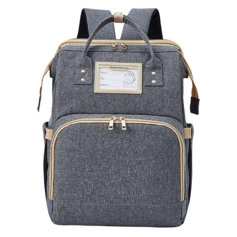 Jual Folded Mommy Baby Diaper Bag Travel Sleep Bed Portable Backpack Changing Station Online Desember 2020 Blibli