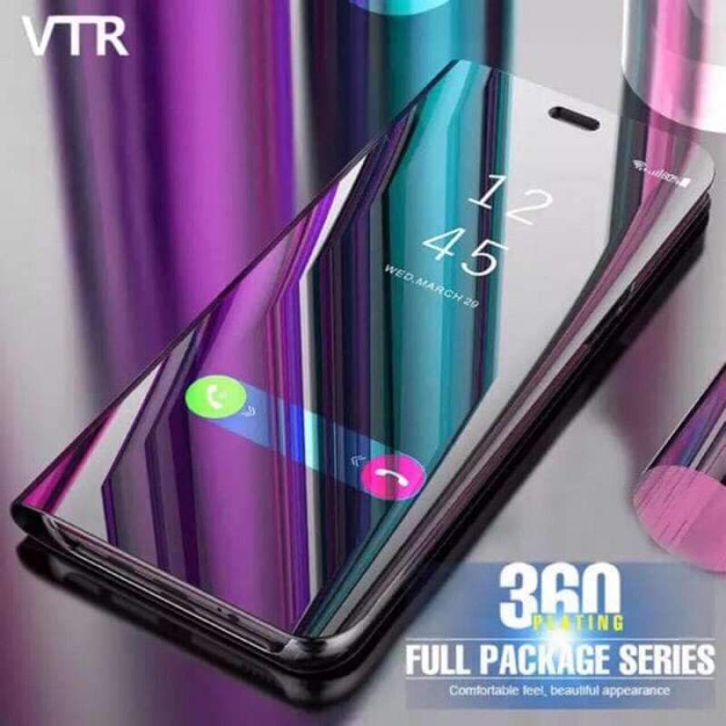 Jual Clear View Standing Flip Cover Book Cover Oppo Realme C11 C12 C15 A12 A8 A31 A52 A72 A92 Narzo X3 Superzoom 6 Pro Find X2 Reno 3 Pro 4 Ace F11