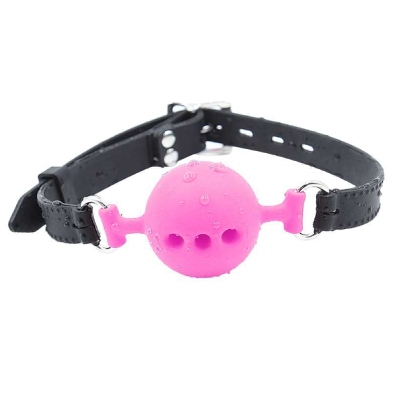 Jual Pu Leather Paly Buckle Belt Silicon Mouth Ball Open Breathable Mouth Gag For Men Women Online Desember 2020 Blibli