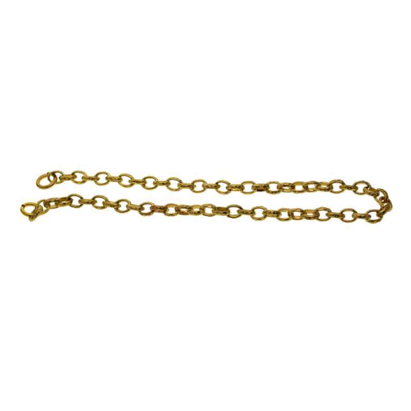 Shinning Copper Key Chain Punk Jeans 
