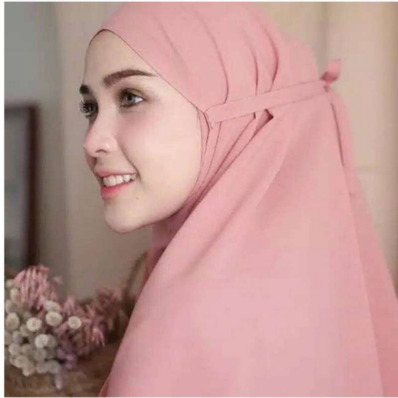 Jual Khimar Aisyah Bergo Jilbab Bergo Simpel Jilbab Homey Tali Online April 2021 Blibli