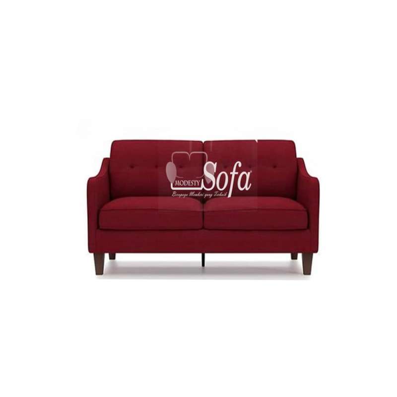 kursi sofa minimalis 2 seater tangan mini