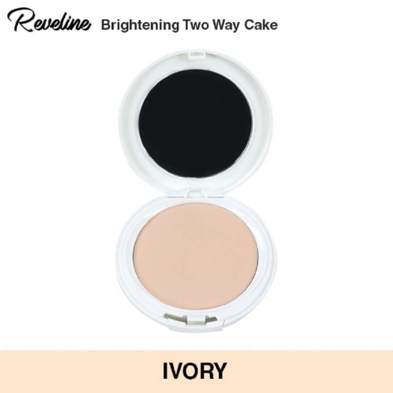 Jual Reveline Bedak Muka Reveline Brightening Two Way Cake Ivory Murah Mei 2021 Blibli