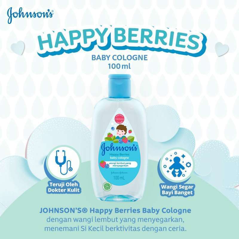 Promo Johnson Cologne Happy Berries 100ml Diskon 17% Di Seller Bei