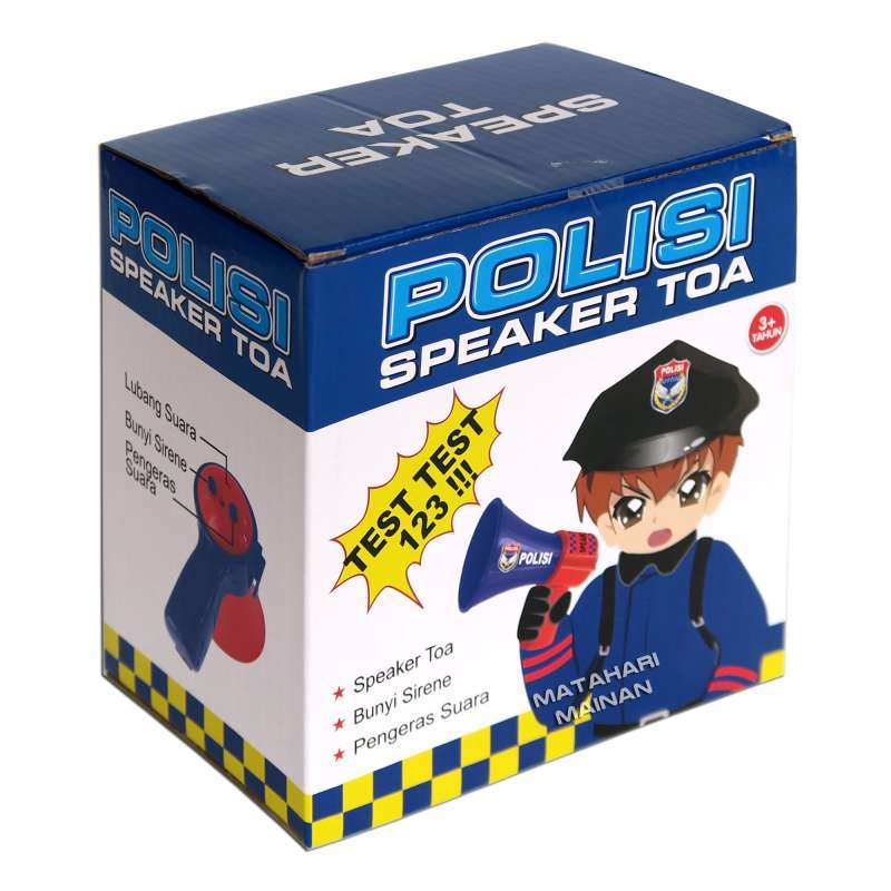 Pengeras Suara Megafon Tangan Anak-anak dengan Suara Sirene & Mikrofon  Polisi Berpura-pura Bermain Mainan - AliExpress