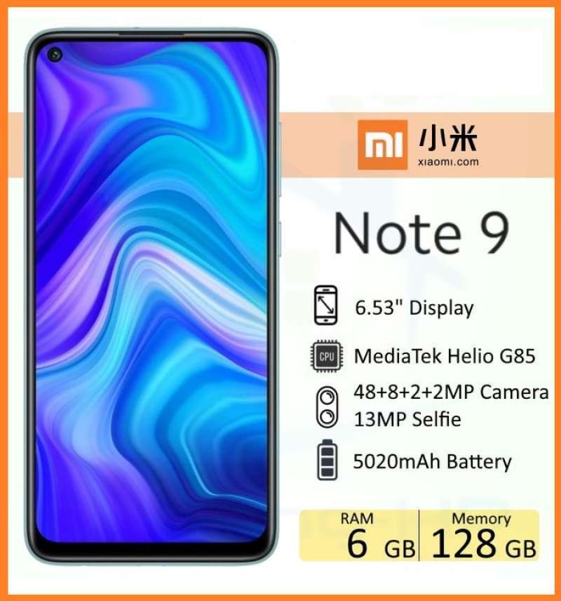 Jual Flash Sale Xiaomi Redmi Note 9 6 128 Gb Garansi Resmi Hp Xiao Mi Original Online November 2020 Blibli Com