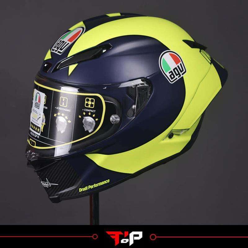 Jual AGV HELM PISTA GPR ROSSI SOLELUNA 2018 Hitam XL di Seller