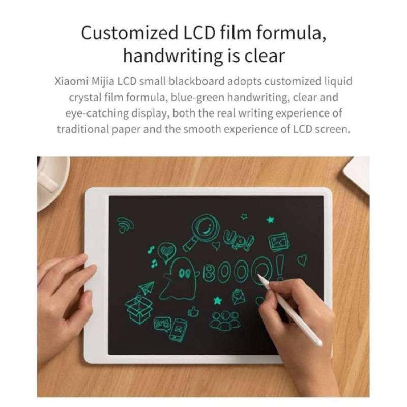 Xiaomi Mijia LCD Blackboard Writing Drawing Pad Inch Tablet Gambar  Tulis Abadikan setiap ide cemerlang Anda dengan LCD Writing Anda ta - Main Image