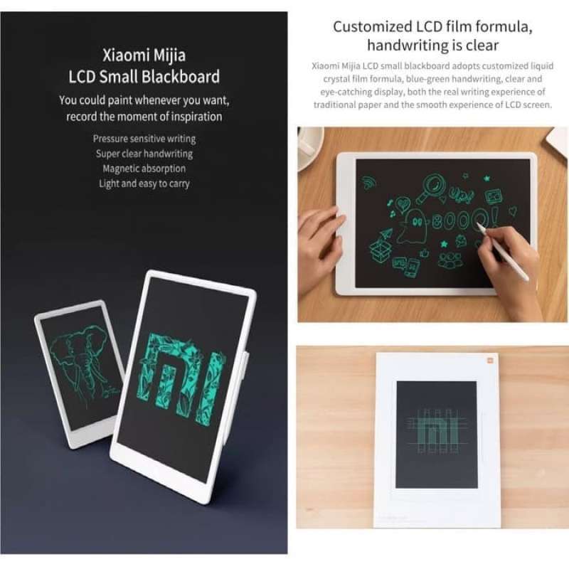 Xiaomi Mijia LCD Blackboard Writing Drawing Pad Inch Tablet Gambar  Tulis Abadikan setiap ide cemerlang Anda dengan LCD Writing Anda ta