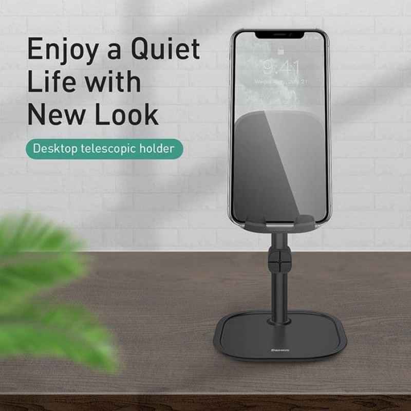 Jual Baseus Phone Holder Stand Hp Tablet Dudukan Handphone Universal Desktop Bracket Murah Mei 2021 Blibli
