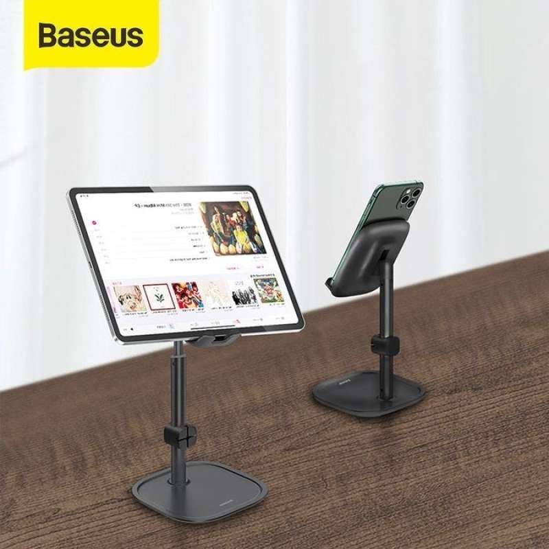 Jual Baseus Phone Holder Stand Hp Tablet Dudukan Handphone Universal Desktop Bracket Murah Mei 2021 Blibli