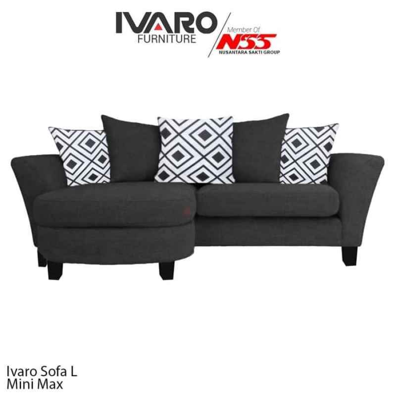 Jual Furniture Sofa Ivaro Sofa L Mini Max Abu abu di Seller