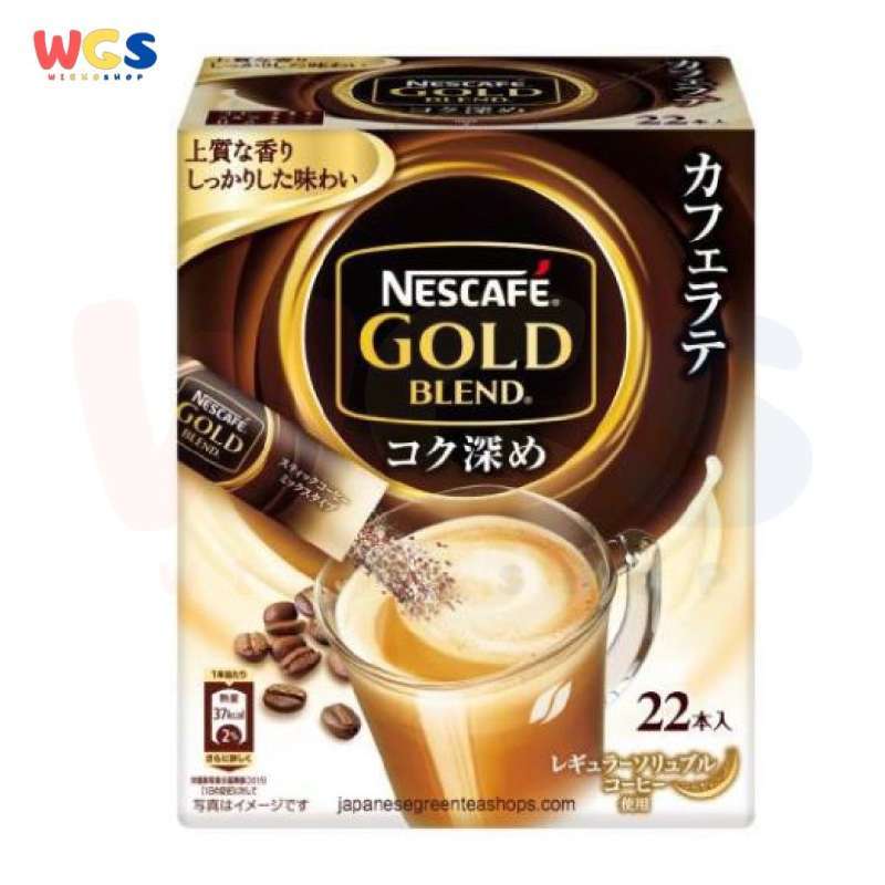 Jual Nescafe Gold Blend Cafe Latte Rich Deep Instant Coffee 22 Sticks 173 8gr Online Desember 2020 Blibli