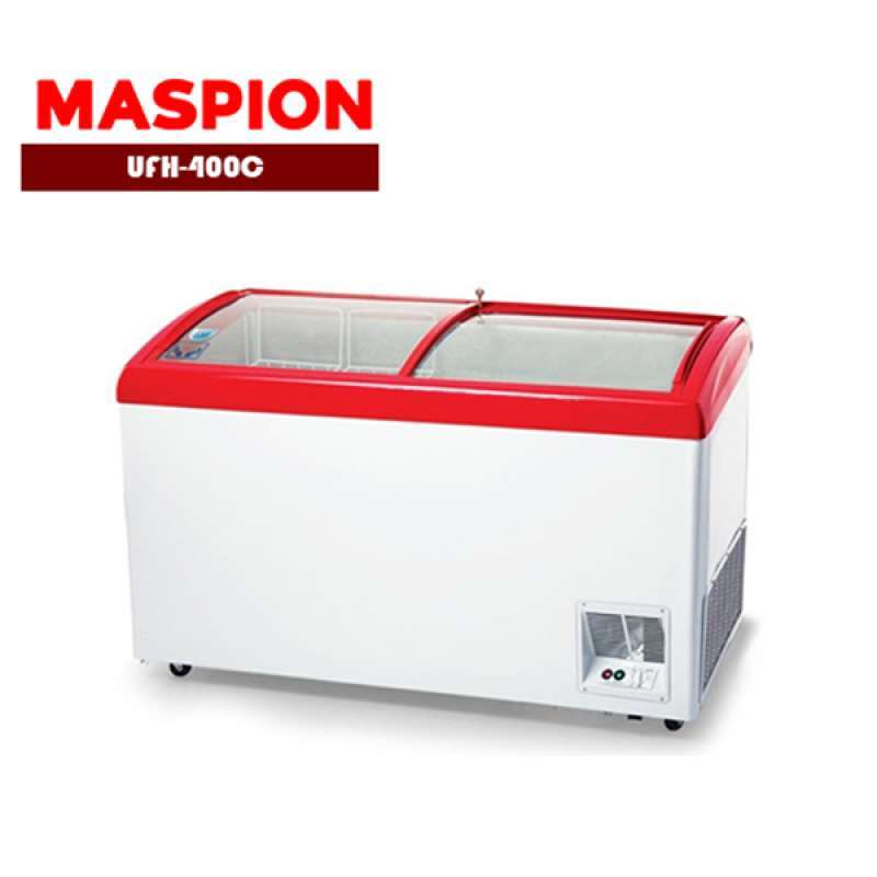 MASPION BY UCHIDA UFH 400C CHEST FREEZER BOX SLIDING 400 LITER