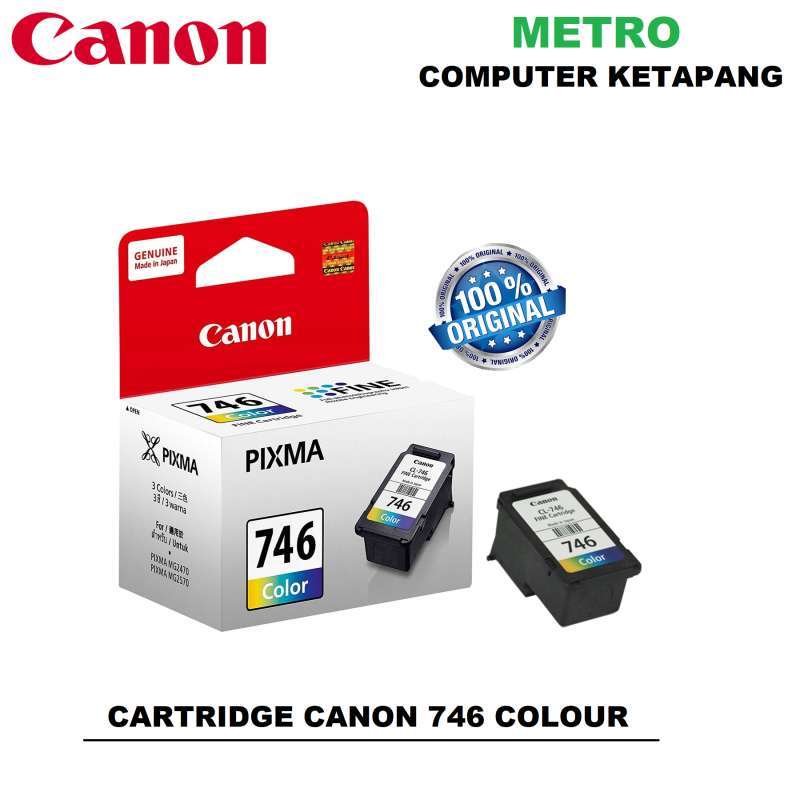 Jual Cartridge Canon 746 Colour Warna Murah Mei 2021 Blibli