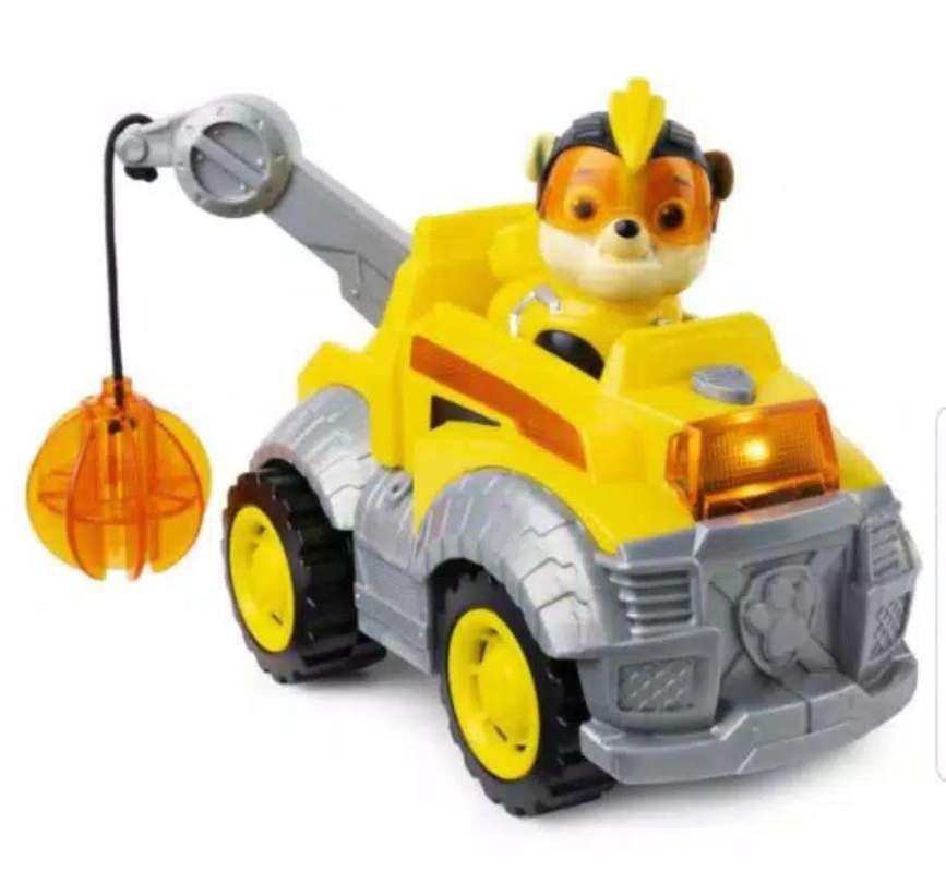 Jual Paw Patrol Mighty Pups Super Paws Rubble Deluxe Vehicle Online Maret 2021 Blibli