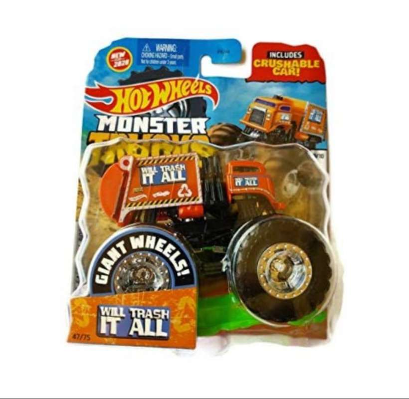 Jual Hot Wheels Monster Trucks Crushable Car Will Trash It All Online November 2020 Blibli Com